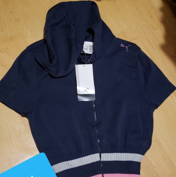 Blouse sweater on hood new - Picture 1 of 2